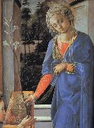 Fra Filippo Lippi Details of The Annunciation France oil painting artist